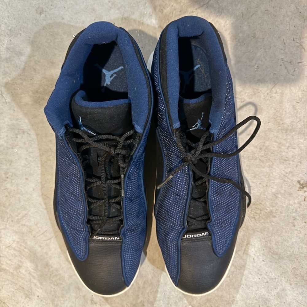 Jordan Men's 13 low top Navy and Black Sneakers